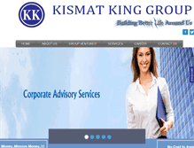 Tablet Screenshot of kismatking.com